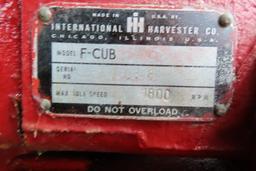 MCCORMICK FARMALL CUB TRACTOR