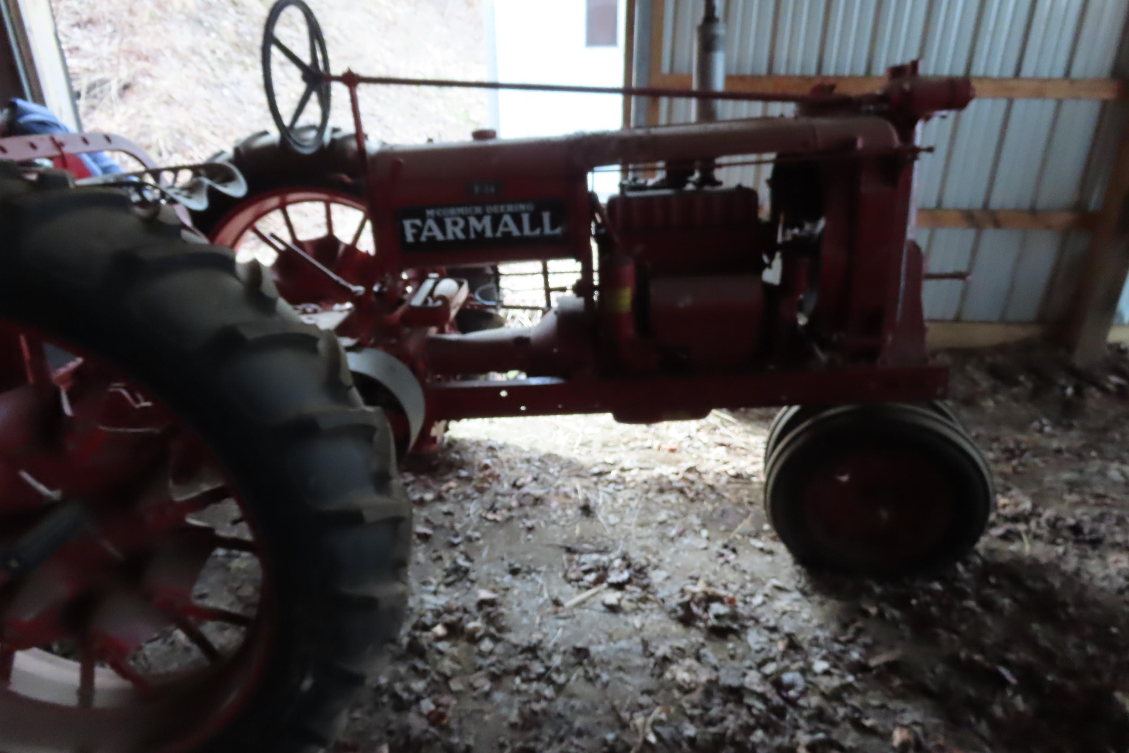 MCCORMICK FARMALL CUB TRACTOR