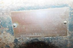 WITTE HIT AND MISS ON WOOD IRON WHEEL TRACTOR BASE