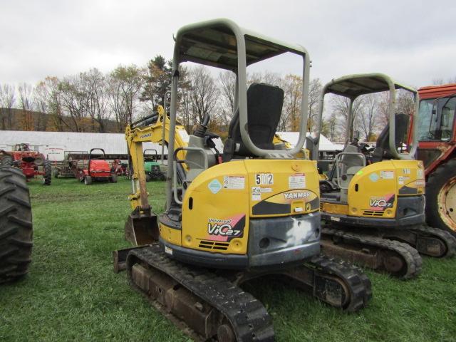 YANMAR MINI EXCAVATOR UNIVERSAL VI027-5B W/PUSH BLADE
