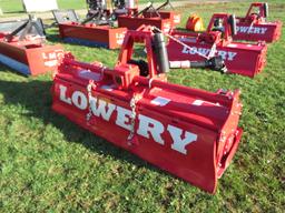 NEW LOWERY 72" 3PT HITCH ROTOTILLER
