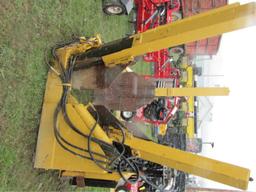 HEAVY DUTY APROX 36" TREE SPADE SKIDSTEER ATTACHEMENT