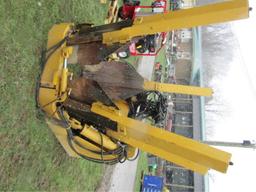 HEAVY DUTY APROX 36" TREE SPADE SKIDSTEER ATTACHEMENT