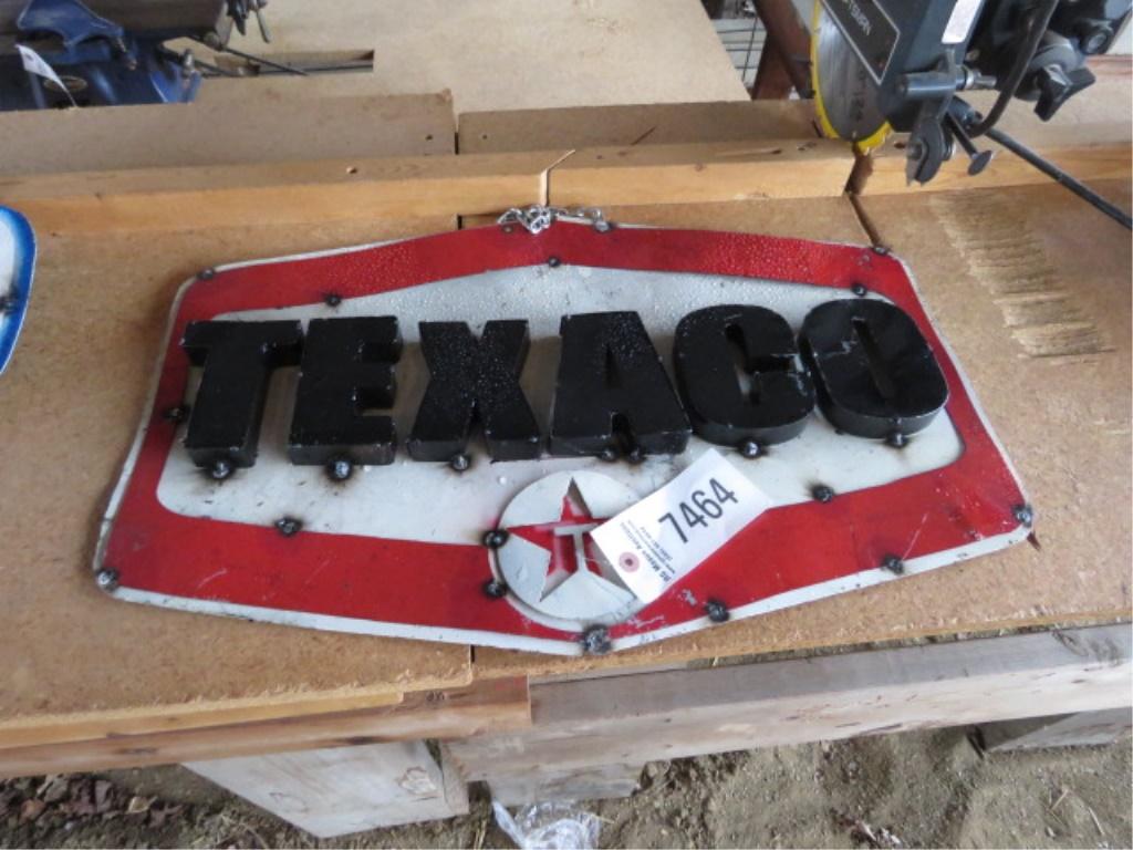 METAL TEXACO SIGN