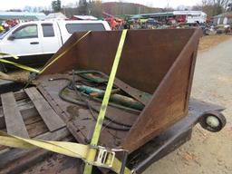 LOADER FRAME WITH BUCKET CAME OFF OLIVER 55