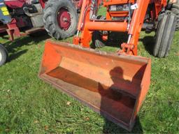 KUBOTA M9000 TRACTOR 2WD W/ KUBOTA LA1251 LOADER 3918HRS