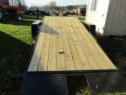 2023 REISER 20FT STATIONARY FRONT TILT BED, LED LIGHTS,