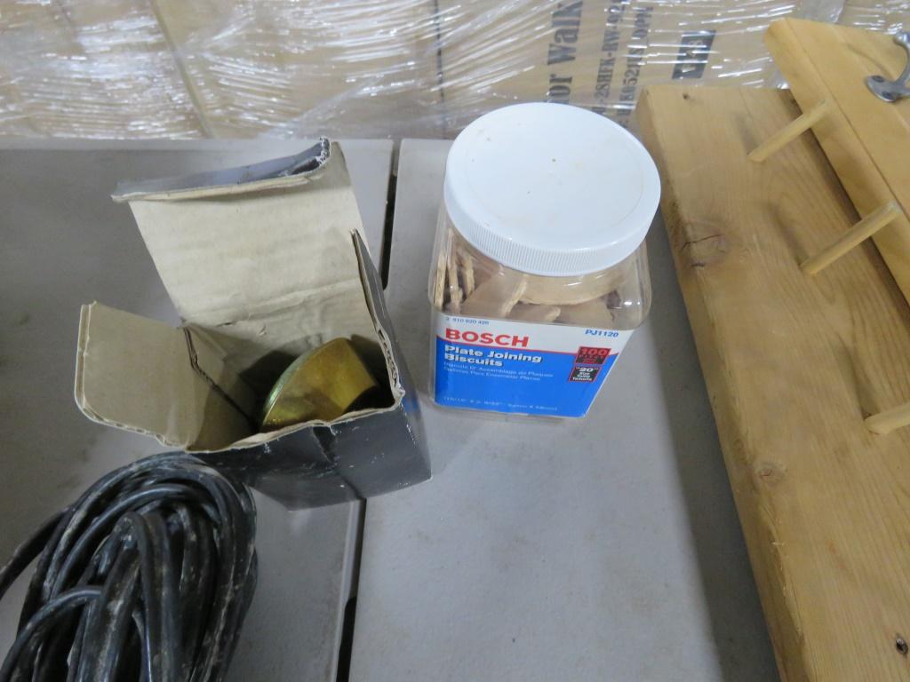 GROUP- PLATE JOINING BISCUITS, SMOKE DETETORS