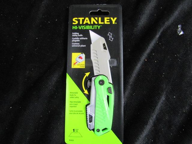 STANLEY HIVISIBILITY FOLDING UTILITY KNIFE 1 BLADE
