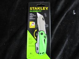 STANLEY HIVISIBILITY FOLDING UTILITY KNIFE 1 BLADE