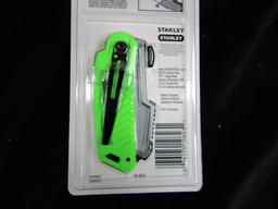 STANLEY HIVISIBILITY FOLDING UTILITY KNIFE 1 BLADE