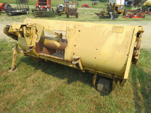 NEW HOLLAND SUPER 717 CHOPPER WITH 717S SICKLE BAR HEAD AND 790 HAY HEAD