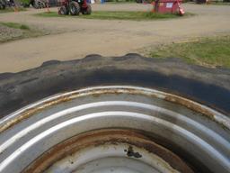 2 MICHELIN TRACTOR TIRES ON RIMS 6.50-38