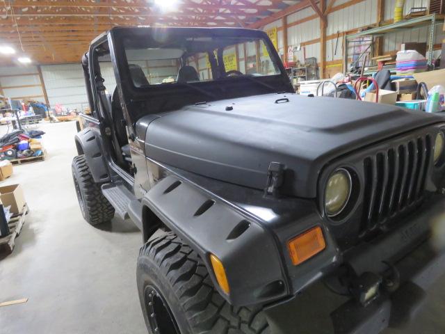 2001 JEEP WRANGLER 4 CYLINDER 5 SPEED 4X4 162402 MILES