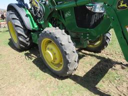 JOHN DEERE 5075E WITH JOHN DEERE 520M LOADER
