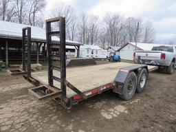 1999 18FT CORN PRO TRAILER DIRECT TITLE,