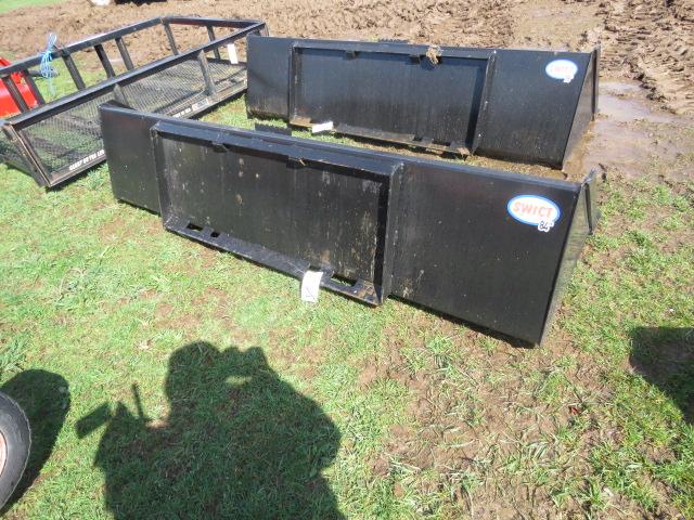 NEW SWICT 84" SKIDSTEER BUCKET
