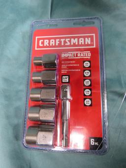 NEW CRAFTSMAN BOLT EXTRACTOR SET 6PC 3/8"