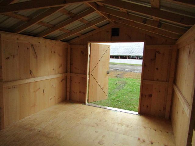 AMISH SHED 10X14 KILN DRIED LUMBER 1 WINDOW