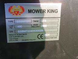 NEW AGT MOWER KING SSBM72 SWEEPER BUCKET