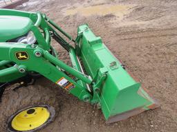JOHN DEERE 2032R HST 4WD TRACTOR LB WITH JOHN
