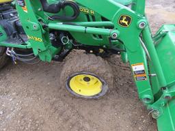 JOHN DEERE 2032R HST 4WD TRACTOR LB WITH JOHN