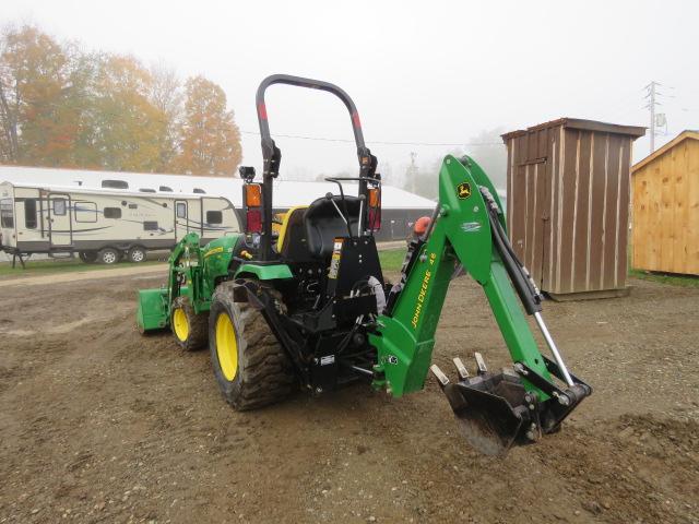 JOHN DEERE 2032R HST 4WD TRACTOR LB WITH JOHN