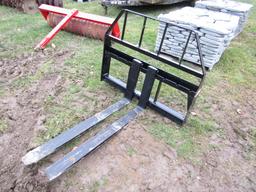 NEW 48" KIVEL 3500LB PALLET FORK SKIDSTEER