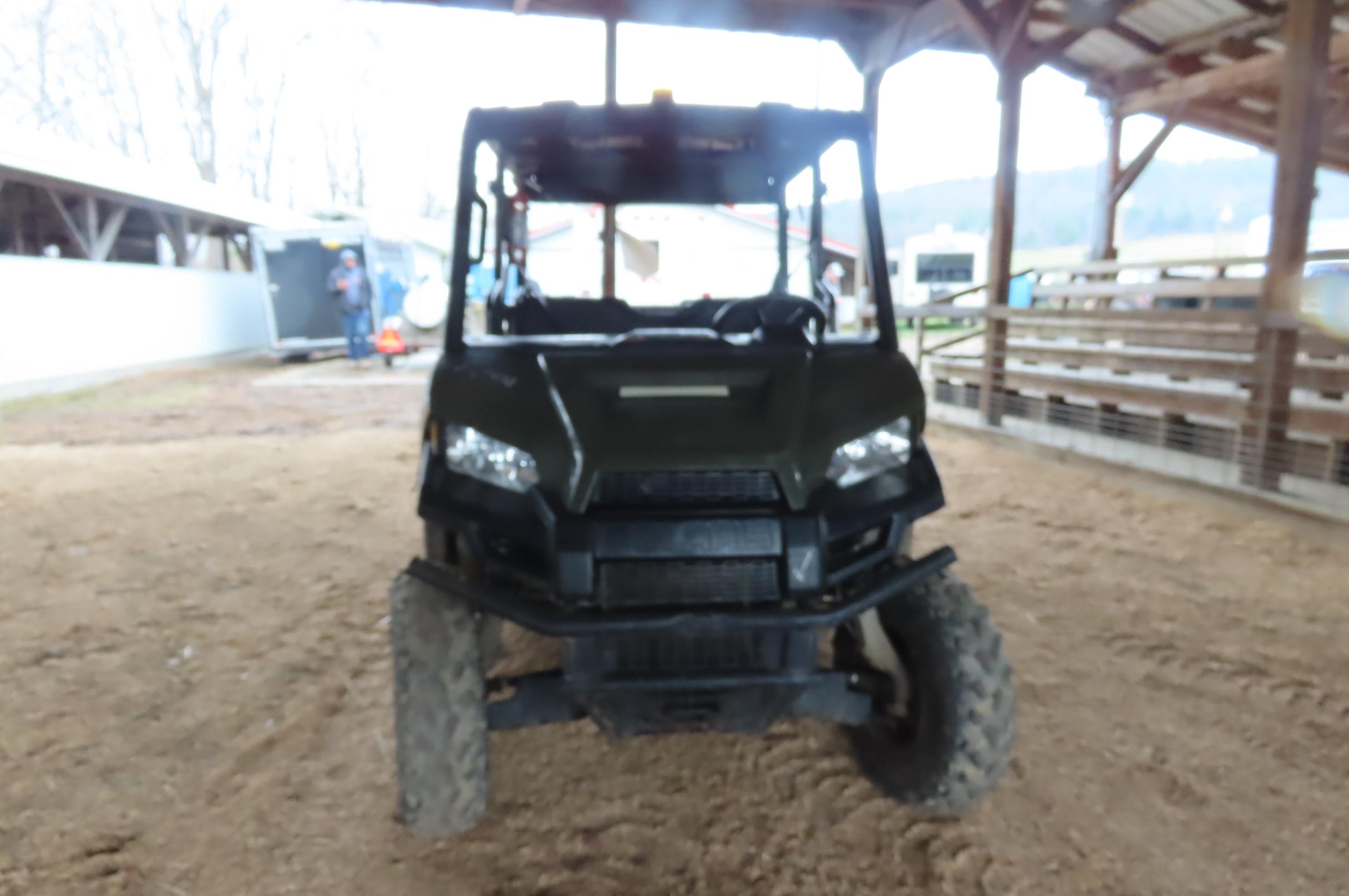 POLARIS 570EFI UTV 4 SEATER 4914 HRS RUNS