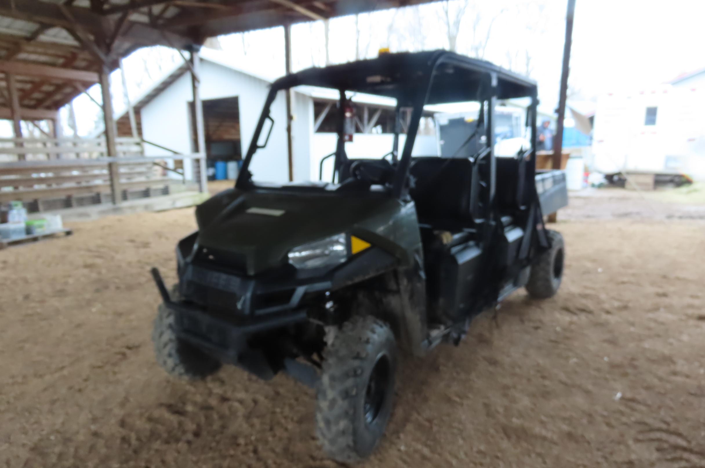 POLARIS 570EFI UTV 4 SEATER 4914 HRS RUNS