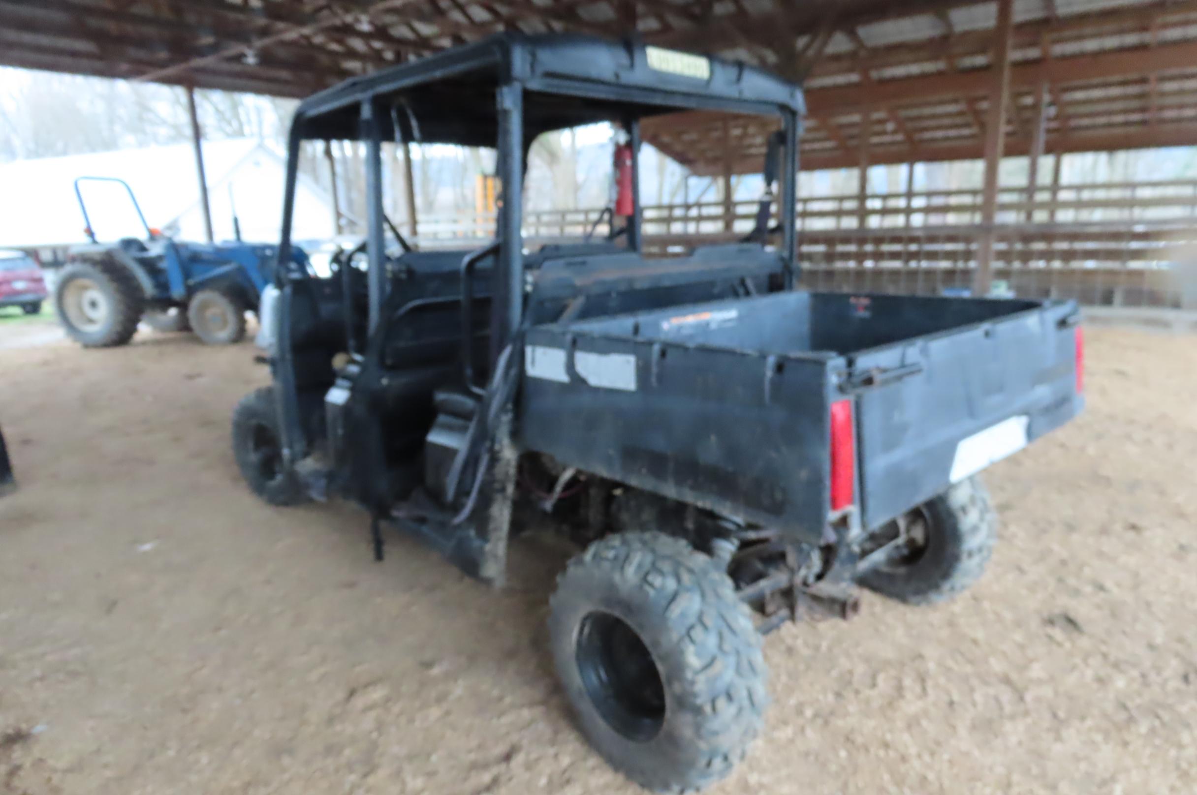 POLARIS 570EFI UTV 4 SEATER 4914 HRS RUNS