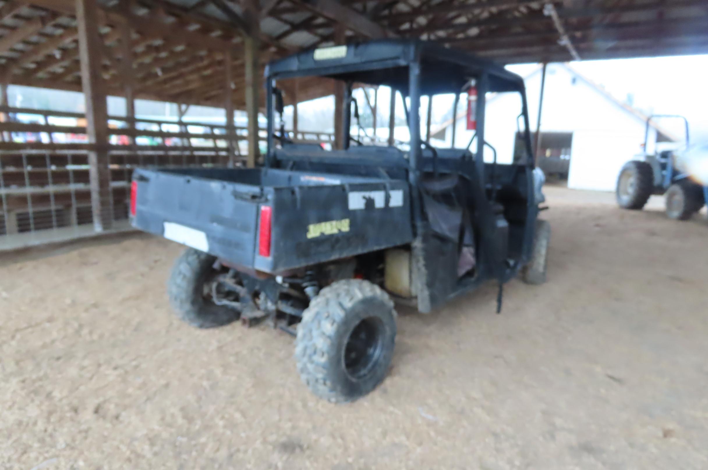 POLARIS 570EFI UTV 4 SEATER 4914 HRS RUNS
