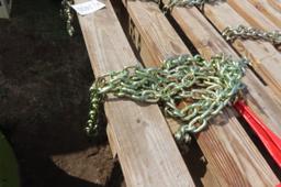 NEW 20FT G70 3/8 DOUBLE HOOK CHAIN