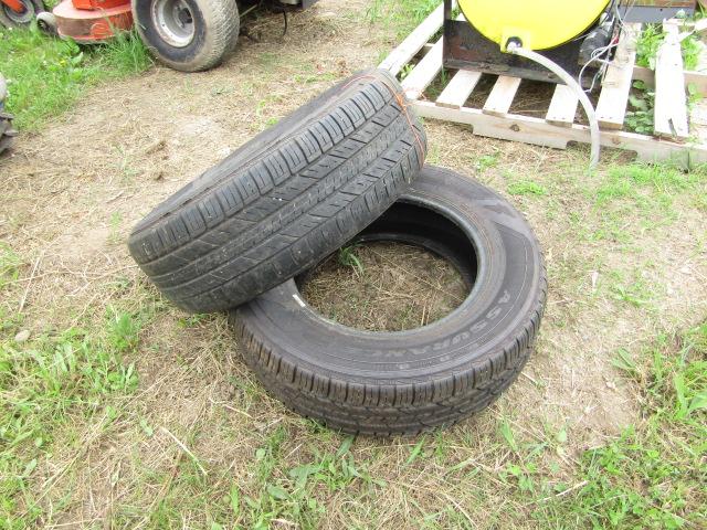 2 GOODYEAR 225 65R16 TIRES