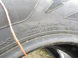2 GOODYEAR 225 65R16 TIRES