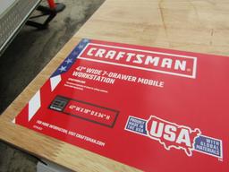 NEW CRAFTSMAN 4" WIDE 7 DRAWER MOBILE WORK