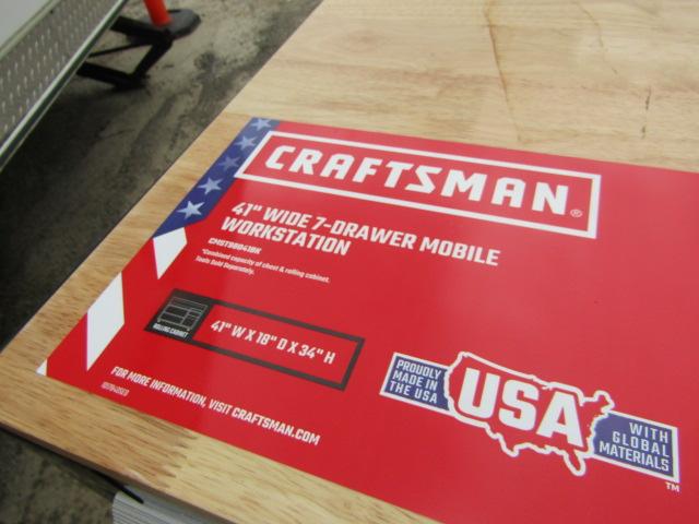 NEW CRAFTSMAN 4" WIDE 7 DRAWER MOBILE WORK