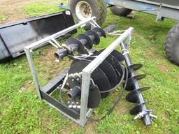 NEW JCT POST HOLE DIGGER W 3 AUGERS 10,12,16
