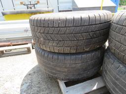 4 GOODYEAR EAGLE LS-2 P275/66R20 TIRES ON GMC 6