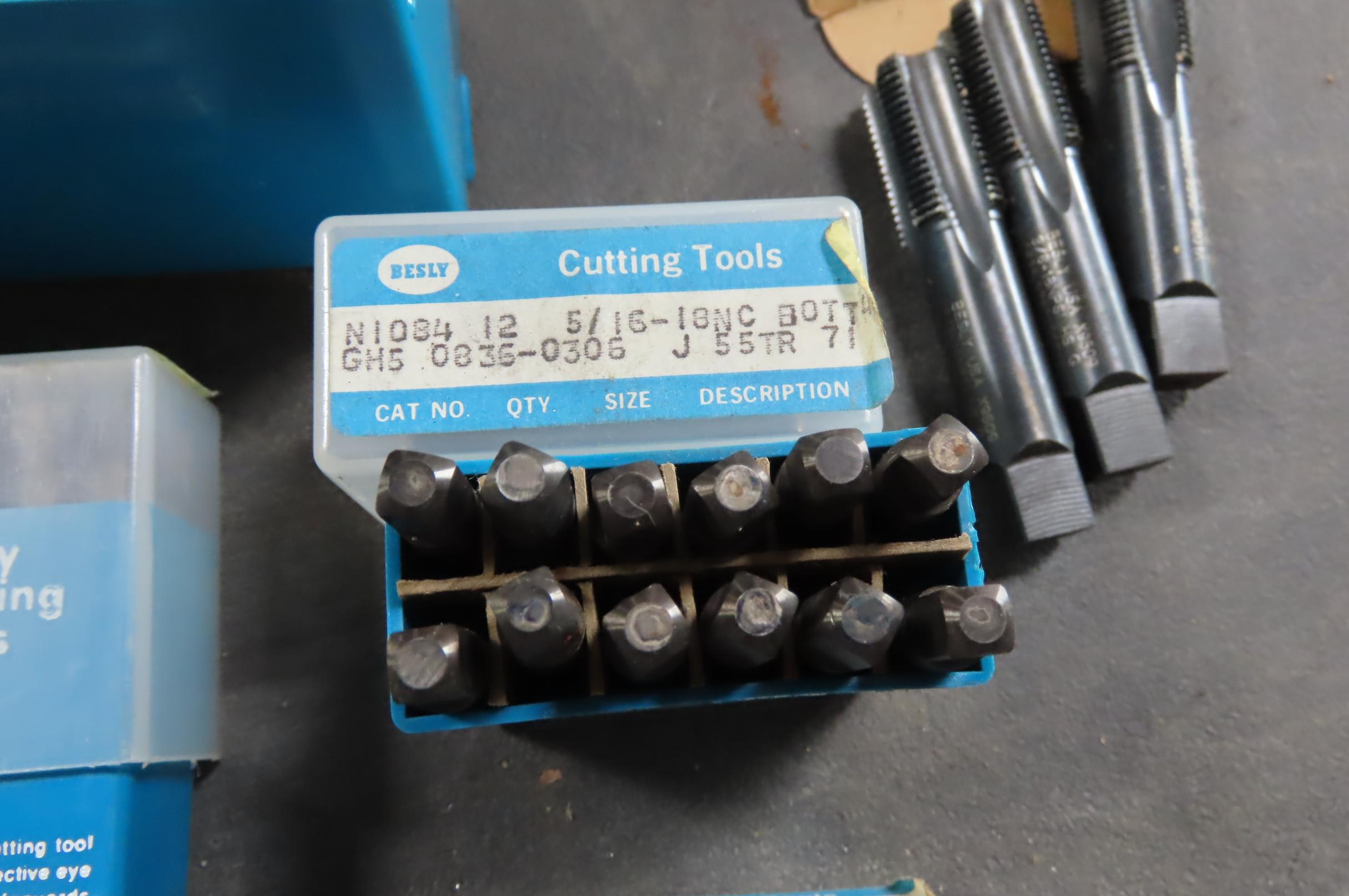 GROUP OF BESLY CUTTING TOOLS