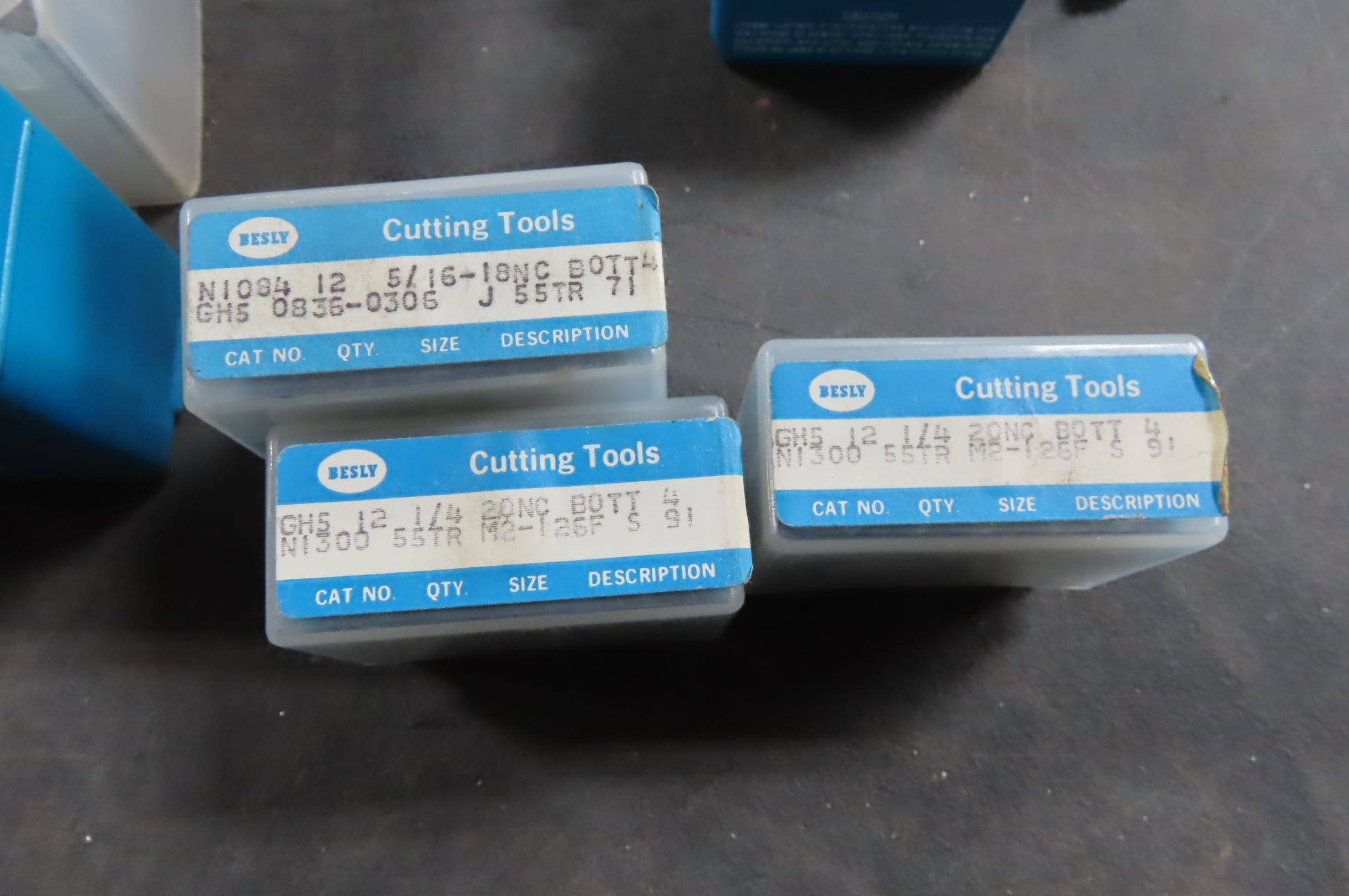 GROUP OF BESLY CUTTING TOOLS