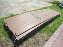 COMPOSIT DECKING BROWN SOLD BY THE LINEAR FOOT