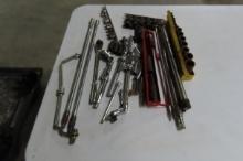GROUP OF SOCKETS - RATCHETS - EXTENSIONS,