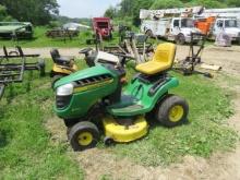 JOHN DEERE D120 RIDING LAWN MOWER HAS BEEN SITTING