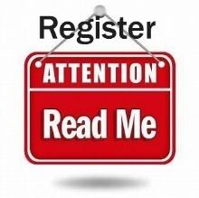 PLEASE MAKE SURE YOU REGISTER TO BID BEFORE THE