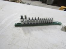 NEW GEAR WRENCH 13PC STUBBY TORX BIT SOCKET SET