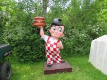 ALUMINUM STATUE -BURGER BOY- BIG BOY LARGE