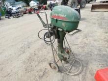 FIRESTONE 16HP BOAT MOTOR ON STAND HAS GOOD