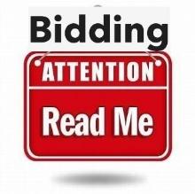 PLEASE BE DILIGENT WHEN WATCHING/BIDDING, IT IS