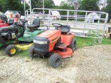 AREINS RIDING LAWN MOWER RUNS- FUEL SHUT OFF